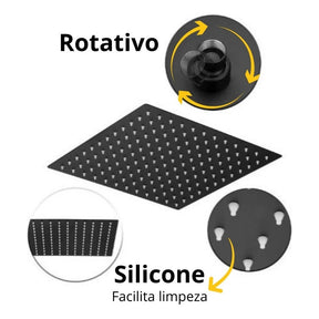 chuveiro,
chuveiro quadrado,
chuveiro preto quadrado,
chuveiro moderno,
chuveiro inox quadrado,
ducha de banho,