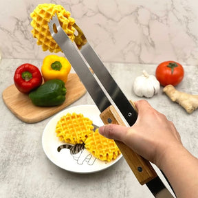 Kit de Ferramentas para Churrasco 4 Peças em Aço Inoxidável