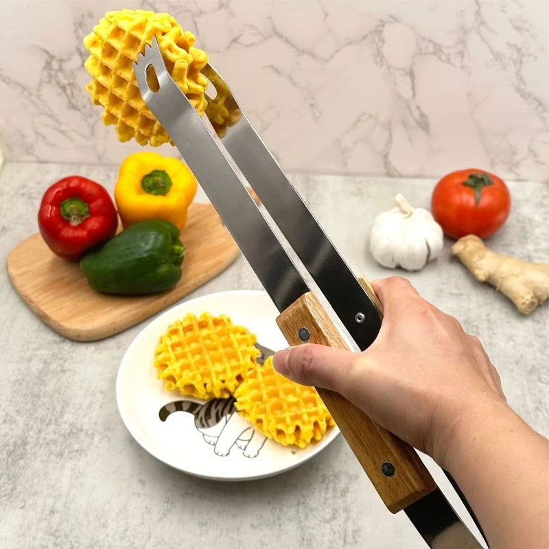 Kit de Ferramentas para Churrasco 4 Peças em Aço Inoxidável