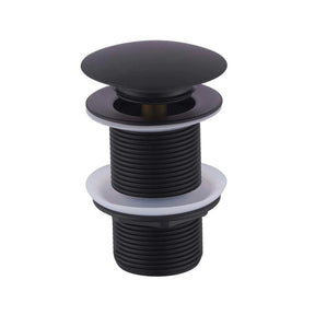 Válvula Click De Inox P/ Cuba Pia de Banheiro Lavatório Preto Black