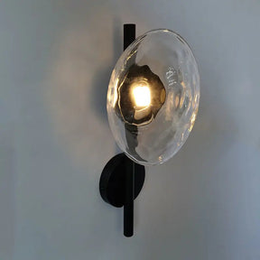 Luminária De Parede De Vidro Arandela Sala/Interna Led Minimalista