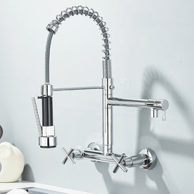 Torneira Aura Cromada de parede para cozinha - foto do produto 1
