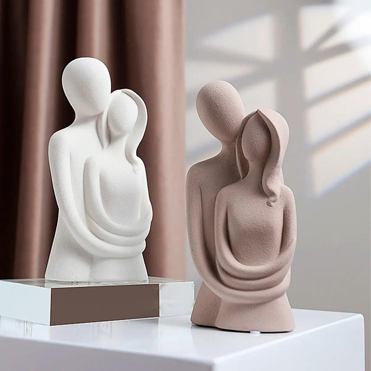 Escultura Decorativa em Resina Amor Entrelaçado - Toque De Casa