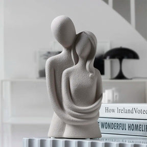 Escultura Decorativa em Resina Amor Entrelaçado - Toque De Casa