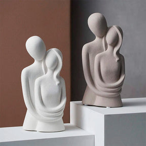 Escultura Decorativa em Resina Amor Entrelaçado - Toque De Casa