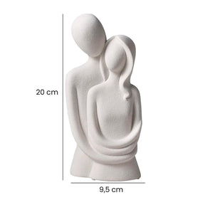 Escultura Decorativa em Resina Amor Entrelaçado - Toque De Casa