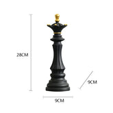 estatueta, estatueta decorativa, estatueta em resina, estatuetas decorativas modernas, Decoração de Mesa de Resina,  Decoração de Mesa,  Estátua Peças de Xadrez,  Estatueta Decorativa Para Mesa Peças de Xadrez em Resina,