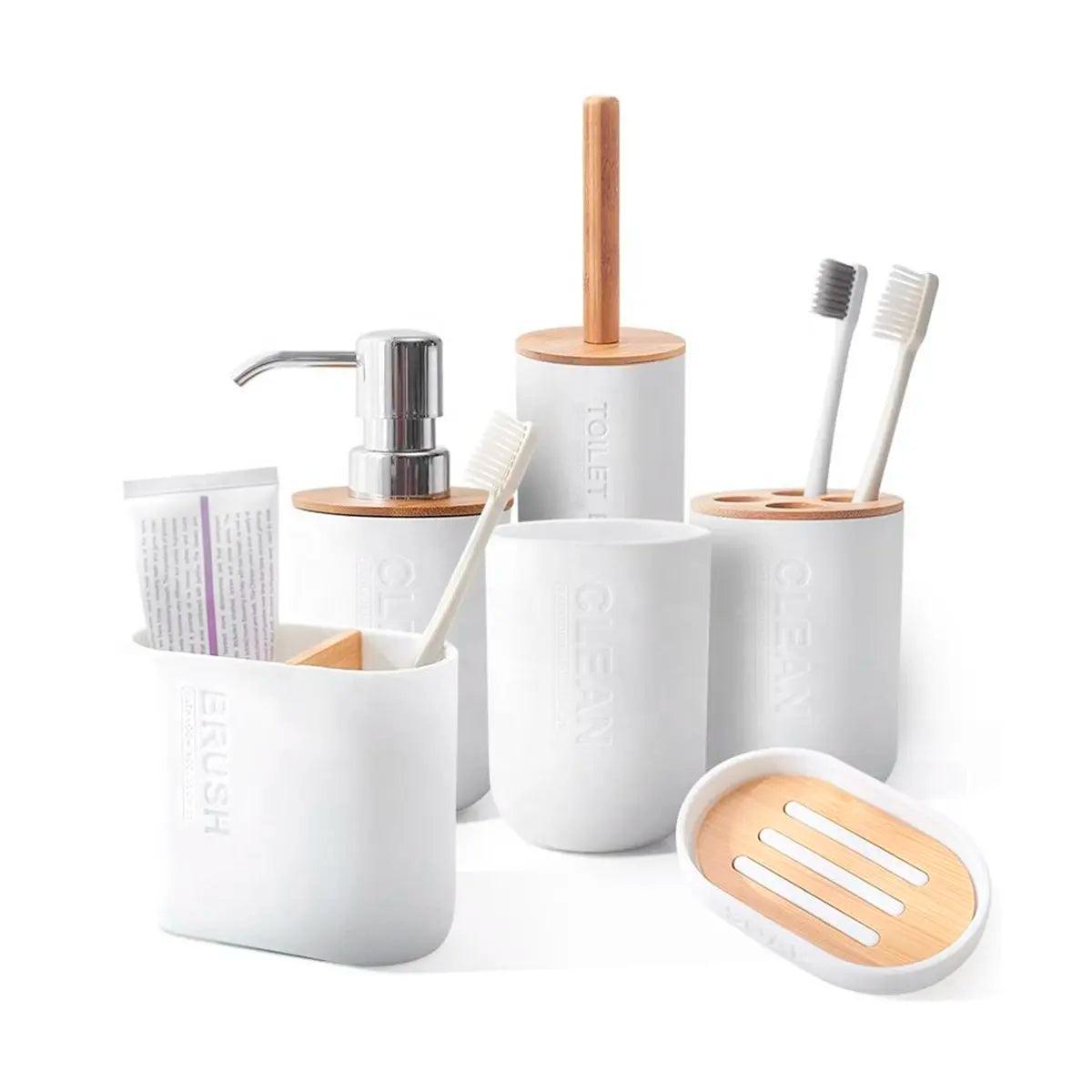 kit lavabo, kit banheiro, kit lavabo bambu, kit lavabo completo, kit lavabo ceramica, kit lavabo branco, kit saboneteira e difusor,