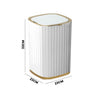 15L - Branco e Dourado