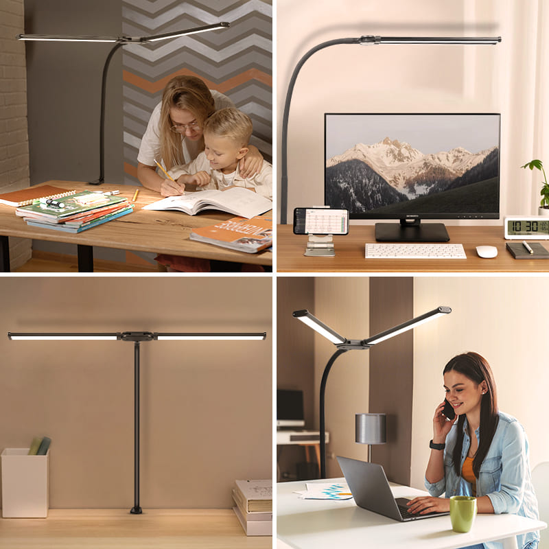 Luminária de Mesa Led Escritório Fléxivel Alumínio - Toque De Casa