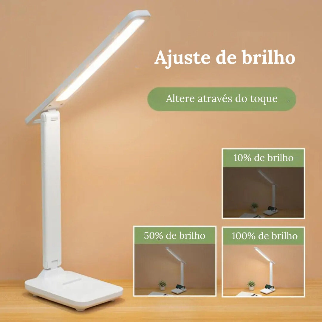 luminária, luminaria de mesa, luminária de mesa led, luminaria escritorio, luminaria de mesa sem fio, luminária de mesa escritório, luminária de mesa articulada, luminaria para estudo, luminária para escrivaninha,