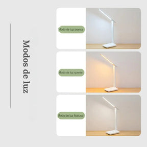 luminária, luminaria de mesa, luminária de mesa led, luminaria escritorio, luminaria de mesa sem fio, luminária de mesa escritório, luminária de mesa articulada, luminaria para estudo, luminária para escrivaninha,