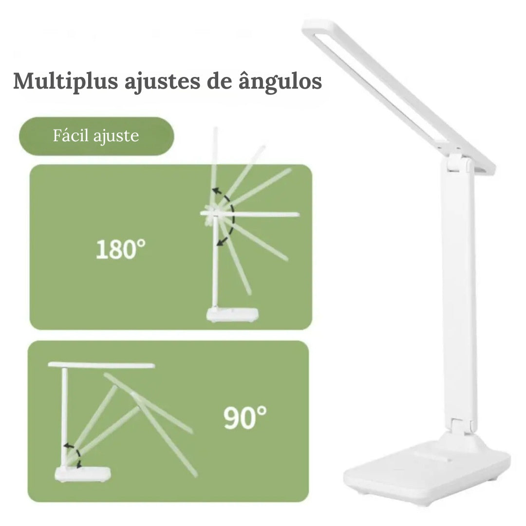 luminária, luminaria de mesa, luminária de mesa led, luminaria escritorio, luminaria de mesa sem fio, luminária de mesa escritório, luminária de mesa articulada, luminaria para estudo, luminária para escrivaninha,