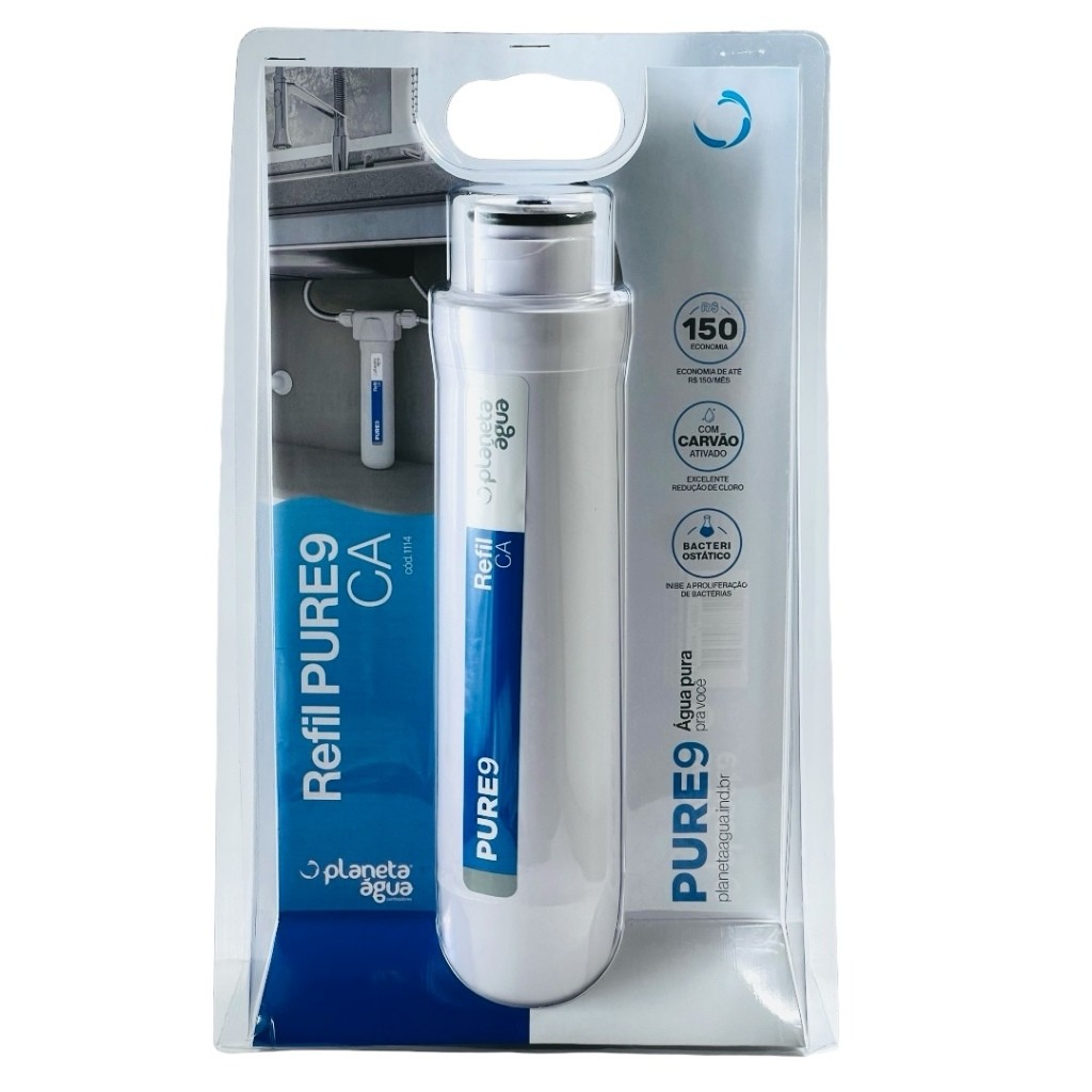 Refil Para Filtro Pure 9 Purificador Planeta Água Original