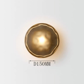 Luminária De Parede De Vidro Arandela Sala/Interna Led Minimalista