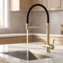 Torneira Gourmet Para Cozinha 3 Vias Com Saída Para Filtro e Ducha Retrátil