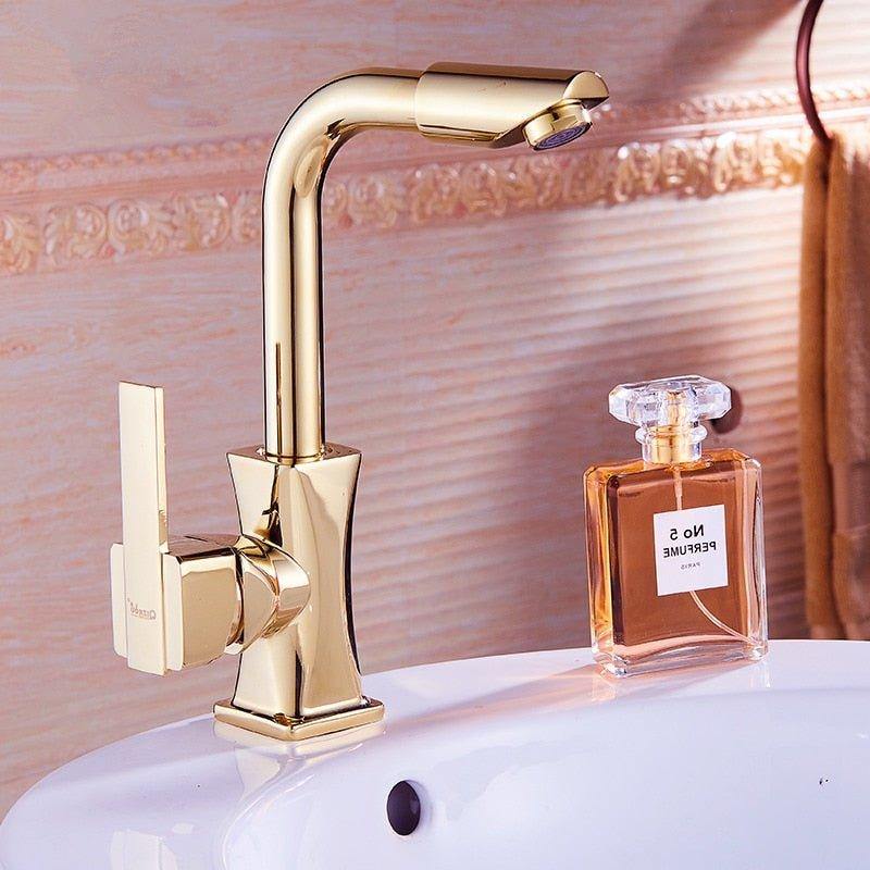Torneira Monocomando Para Banheiro - Parisian — Dourado