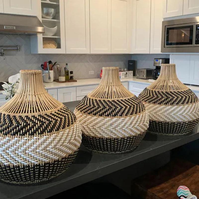 Luminária Pendente Rattan